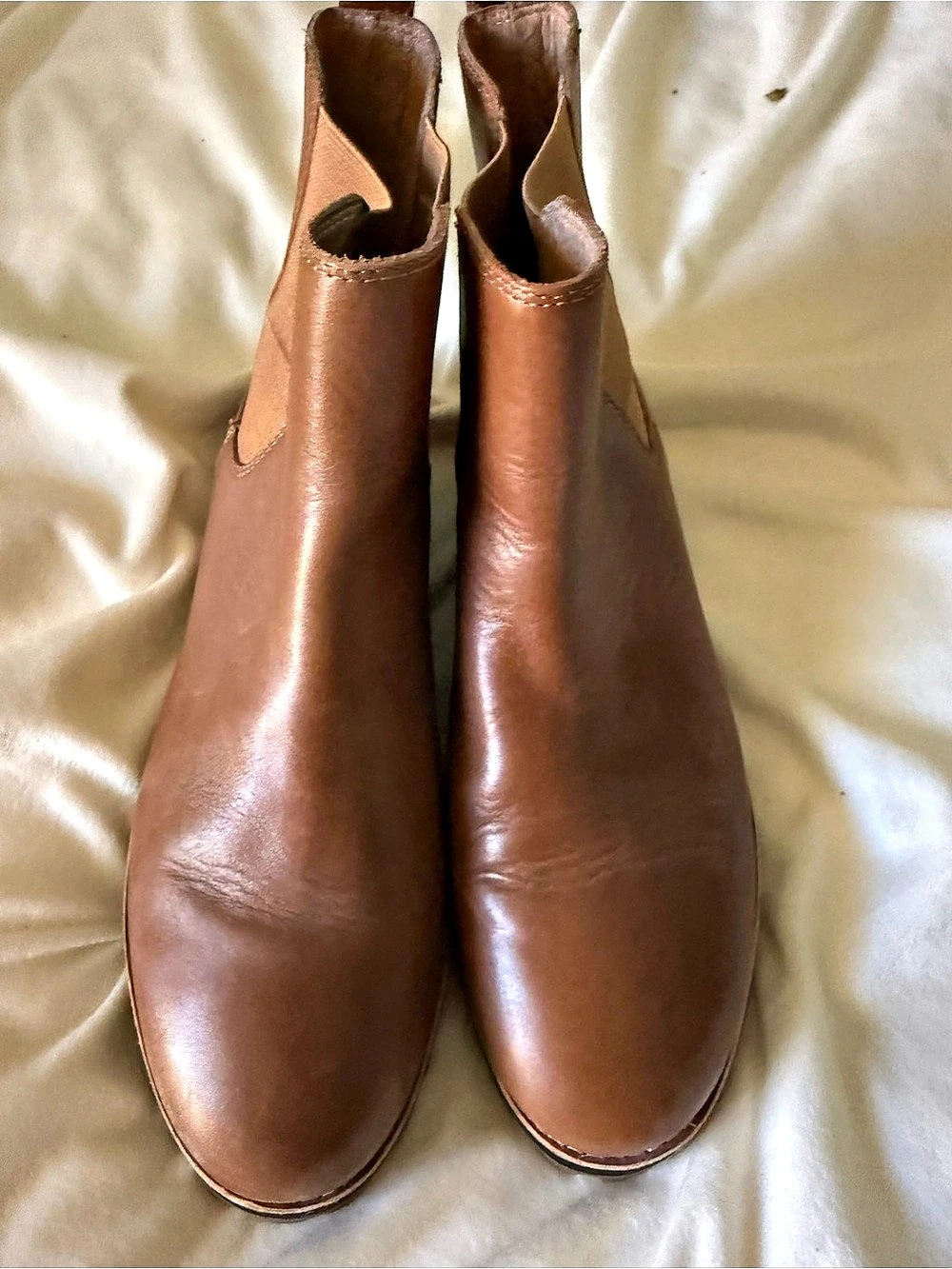 Madewell Brown Chelsea Ankle Boots Like New